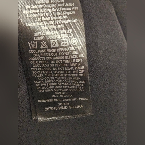 Ted Baker Gilliaa Printed Puff Sleeve Fit and Flare Mini Dress - Picture 4 of 8